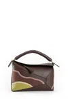 Loewe Small Puzzle Edge Bag In Nappa Calfskin In Brown