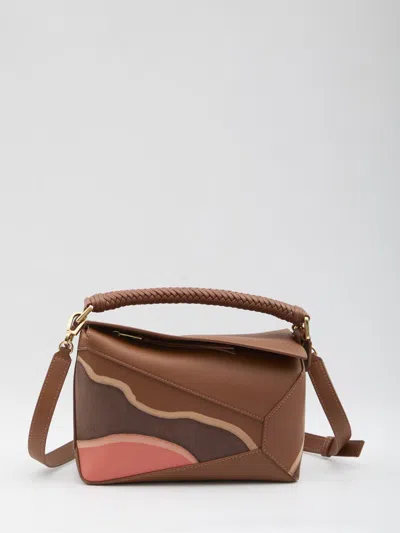 Loewe Small Puzzle Edge Bag In Multi