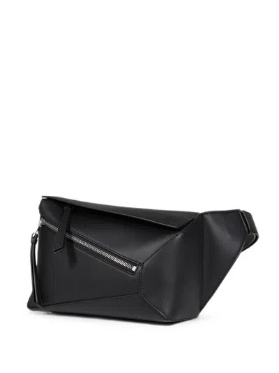 Loewe Small Puzzle Edge Belt Bag In Orange