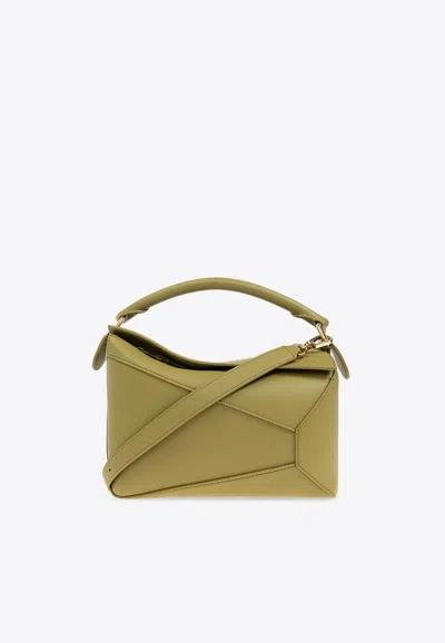 Loewe Puzzle Edge Small Bag Light Moss Women In Neutral