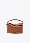 Loewe Small Puzzle Edge Shoulder Bag In Brown