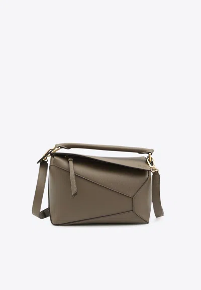 LOEWE SMALL PUZZLE EDGE TOP HANDLE BAG