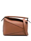 Loewe Small Puzzle In Classic Calfskin Bags In Brown
