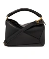 Loewe Small Puzzle Edge Bag In Black