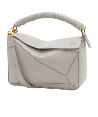 Loewe Small Puzzle Shoulder Bag In Nude