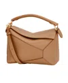 Loewe Womens Toffee Puzzle Small Leather Shoulder Bag In Brown