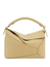Shop Loewe Small Puzzle Tote Bag In Neutrals