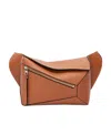 Loewe Small Puzzle Belt Bag In Classic Calfskin In Brown