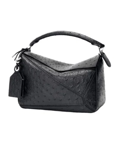 Loewe Small Single-handle Shoulder Bag In Black