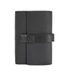 Loewe Womens Black Anagram-embossed Vertical Leather Wallet In Black