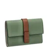 Loewe Small Vertical Wallet - Rosemary/tan In Pink