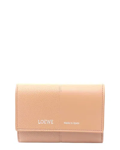 Loewe Small Vertical Wallet (authentic Pre-loved) In Brown