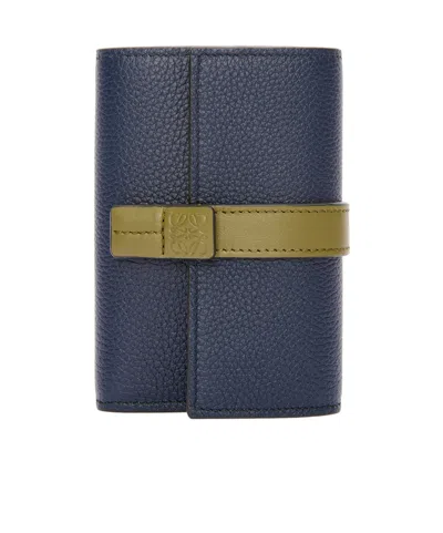 Loewe Small Vertical Wallet In Black