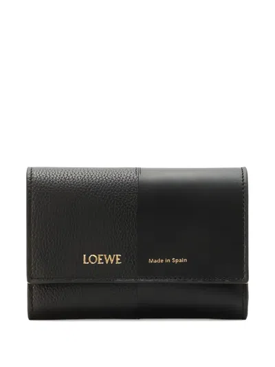 Loewe Small Vertical Wallet In Black