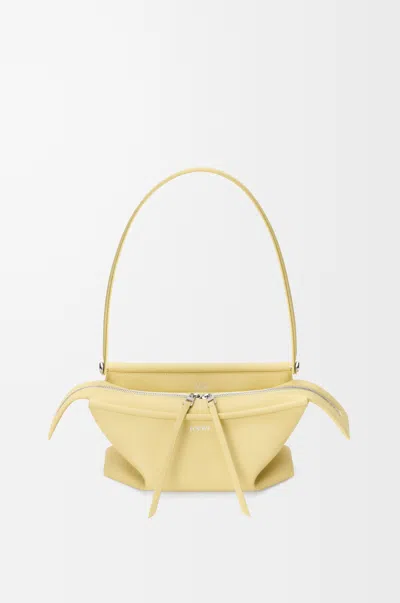Loewe Small Whisker Bag In Glazed Leather Skin For Woman In Vanilla