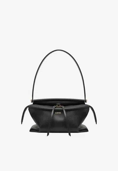 Loewe Small Whisker Shoulder Bag In Black