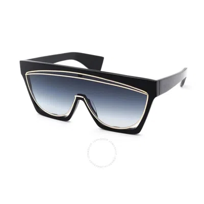 Loewe Smoke Gradient Round Ladies Sunglasses Lw40012f 05b 00 In Black