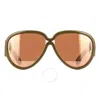 Loewe Smoke Mirror Oversized Ladies Sunglasses Lw40132i 96c 65