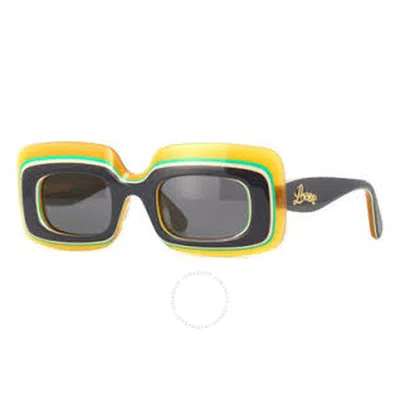 Loewe Smoke Sport Ladies Sunglasses Lw40139u 20a 47 In Yellow