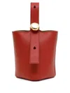 Loewe Smooth Leather Mini Pebble Bucket Bag