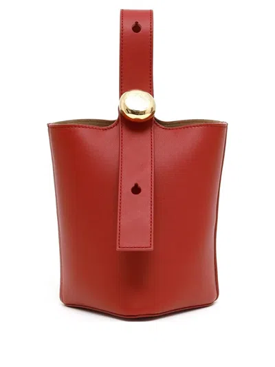 LOEWE SMOOTH LEATHER MINI PEBBLE BUCKET BAG