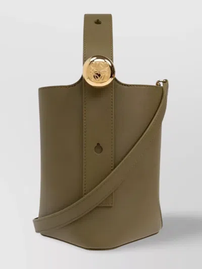 LOEWE SMOOTH LEATHER MINI PEBBLE BUCKET BAG