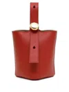 Loewe Smooth Leather Mini Pebble Bucket Bags