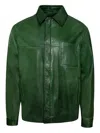 Loewe Smooth-leather Shirt Jacket