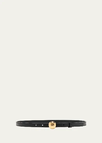 LOEWE SMOOTH LEATHER SKINNY BELT