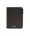 Loewe Snap Button-closure Slim Wallet In Black