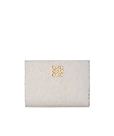 Loewe Snap-on Wallet In White
