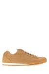 Loewe Sneakers Ballet Runner 2.0 Bianche In Pelle Cammello Uomo In Brown