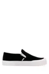 Loewe Womens Black Terra Vulca Contrast-sole Canvas Low-top Trainers In Black