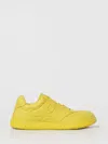 Loewe Men Jambo Leather Sneakers In Yellow