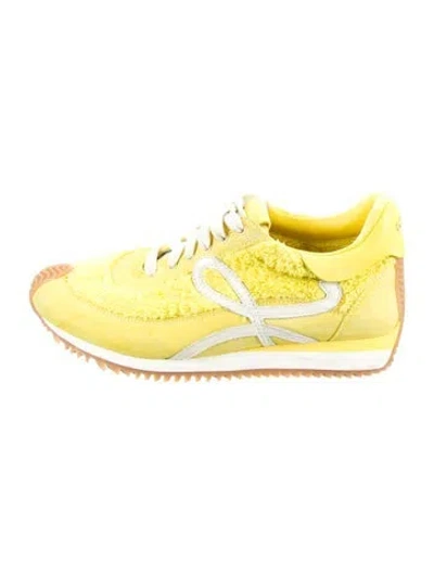 Pre-owned Loewe Sneakers In Yellow