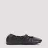 Loewe Pebble Sabot In Soft Lamb Nappa Leather In Black In Black