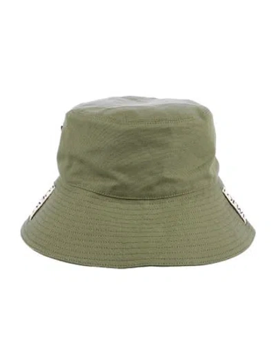 Pre-owned Loewe Solid Bucket Hat In Green