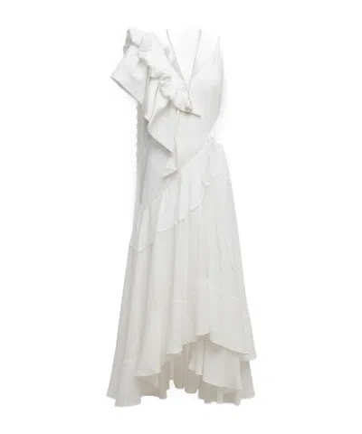 Loewe Solid Color Dress In White
