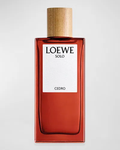 Loewe Solo Cedro Eau De Toilette, 3.4 Oz. In White