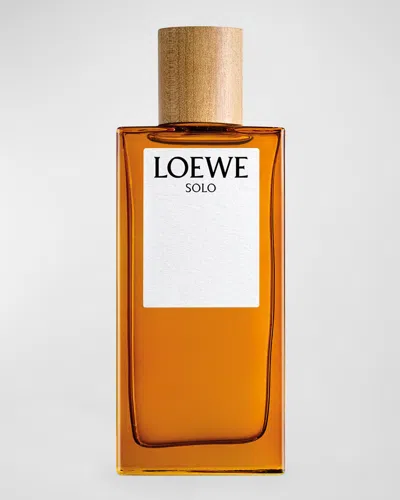 Loewe Solo Eau De Toilette, 3.4 Oz. In White