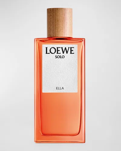 Loewe Solo Ella Eau De Parfum, 3.4 Oz. In White