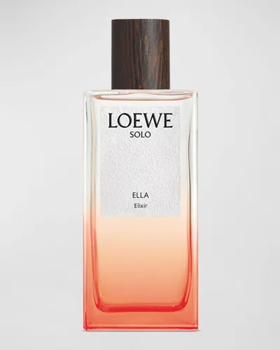 Loewe Solo Ella Elixir Eau De Parfum, 3.3 Oz. In White