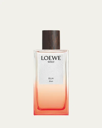 Loewe Solo Ella Elixir Eau De Parfum, 3.3 Oz. In White