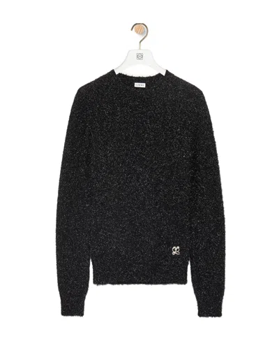 Loewe Sparkle Sweater In Viscose In Black