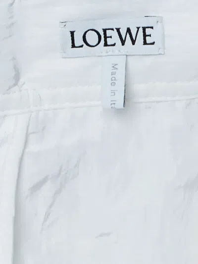 Pre-owned Loewe Spiral Midi Skirt In White