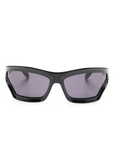 Loewe Sporty Mask Sunglasses In Black