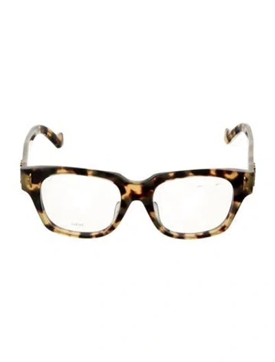 Pre-owned Loewe Square Eyeglasses In Neutral