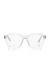 Loewe Gray Slim Glasses In Grey