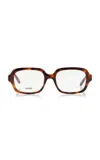 Loewe Square-frame Acetate Glasses In Multi