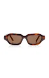 Loewe Square-frame Acetate Sunglasses In Brown